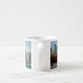 凍結するミシガン湖を渡るシカゴのスカイライン エスプレッソカップ (裏面)