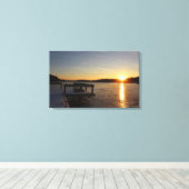 凍結する反射 キャンバスプリント (インサイチュ (ウッドフロア))