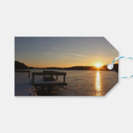 凍結する反射 ギフトタグ