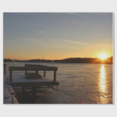 凍結する反射 ラッピングペーパー (フラット)