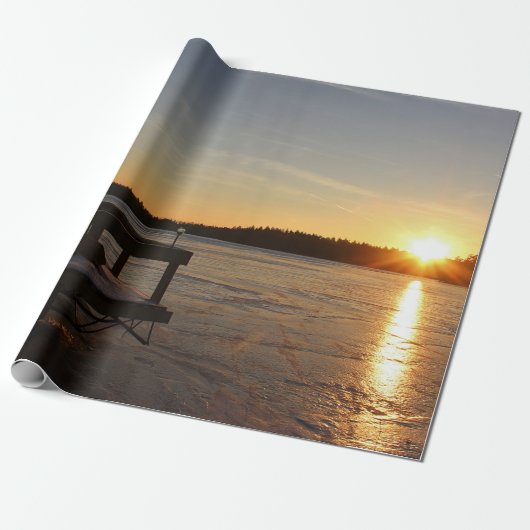 凍結する反射 ラッピングペーパー (アンロールド)