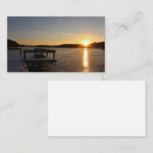 凍結する反射 名刺 (正面/裏面)