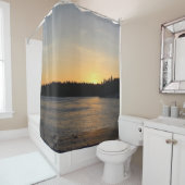 凍結する日没 シャワーカーテン (インサイチュ)