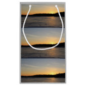 凍結する日没 スモールペーパーバッグ (裏面)