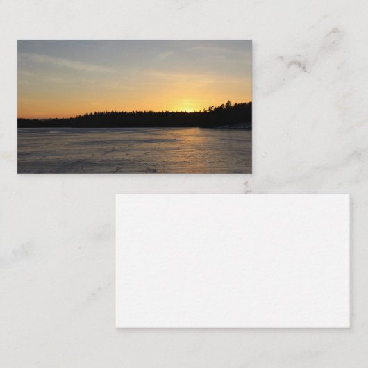 凍結する日没 名刺 (正面/裏面)