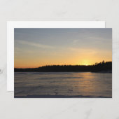 凍結する日没 招待状 (正面/裏面)