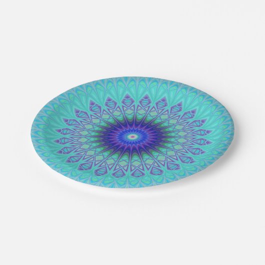 凍結する曼荼羅 ペーパープレート (アングル)