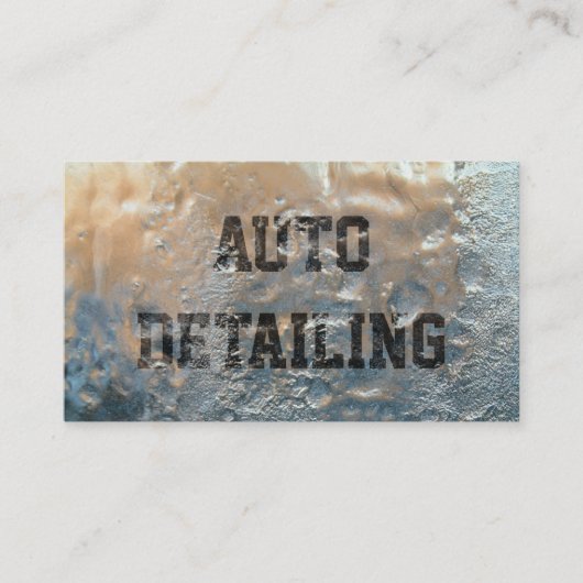 凍結する氷の自動詳述の名刺 名刺 (正面)