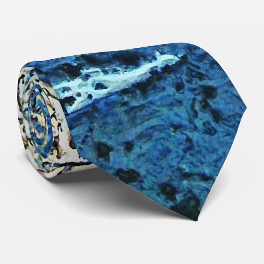 凍結する池-タイ ネクタイ (ロール)