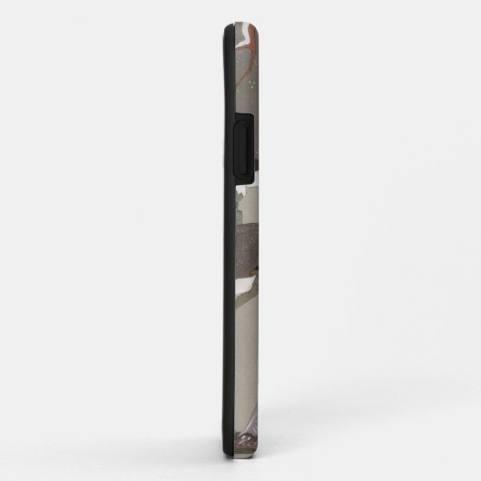 凍結する湖でアイススケートします、イラストレーションのための Case-Mate iPhoneケース (裏面/右)