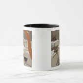 凍結する湖のアイススケート マグカップ (中央)