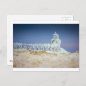 凍結する灯台 ポストカード (正面/裏面)