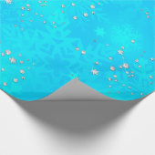 凍結する雪片 ラッピングペーパー (角)