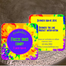 凍結乾燥飴カスタムカラフルパーソナライズされた