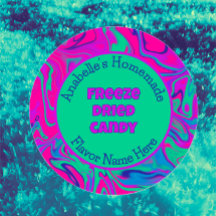 凍結乾燥飴カラフルクールカスタムラベル