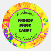 凍結乾燥飴明景事業包装ラベル ラウンドシール (正面)