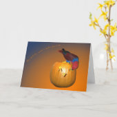 凝ってされる カード (黄色い花)