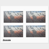 凝縮水滴 長方形シール (シート)