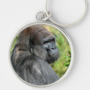 凝視のゴリラKeychain キーホルダー