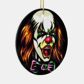 凝視の邪悪なピエロ セラミックオーナメント (右)