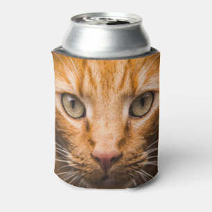 凝視猫のカスタムなモノグラムはクーラーできます 缶クーラー