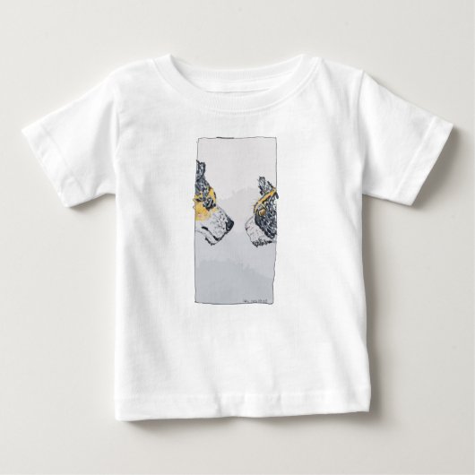 凝視 ベビーTシャツ (正面)