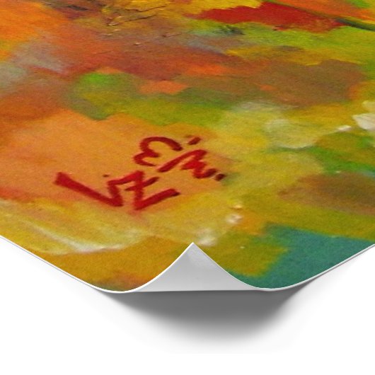 「凝視」 ポスター (角)