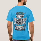 凡例デザインTシャツ Tシャツ (裏面)