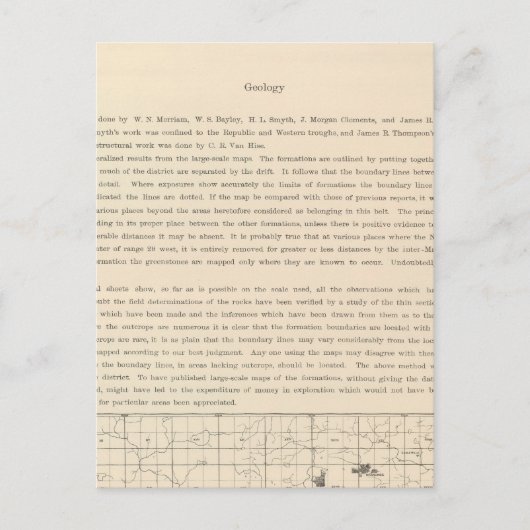 凡例地図 ポストカード (正面)