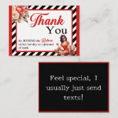 凡例退職したピンナップ除・売却サンキューカード ノートカード (正面/裏面)