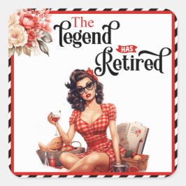 凡例退職したピンナップ除・売却パーティー スクエアシール