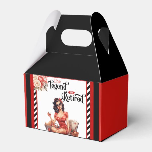 凡例退職したピンナップ除・売却パーティー フェイバーボックス (正面サイド)