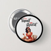 凡例退職したピンナップ除・売却パーティー 缶バッジ (正面&裏面)