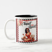 凡例退職したピンナップ ツートーンマグカップ (左)