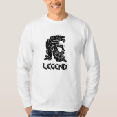 凡例 |ギリシャの神の長袖シャツ Tシャツ (正面)