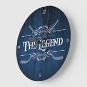 凡例（ホッケー） ラージ壁時計 (傾斜)