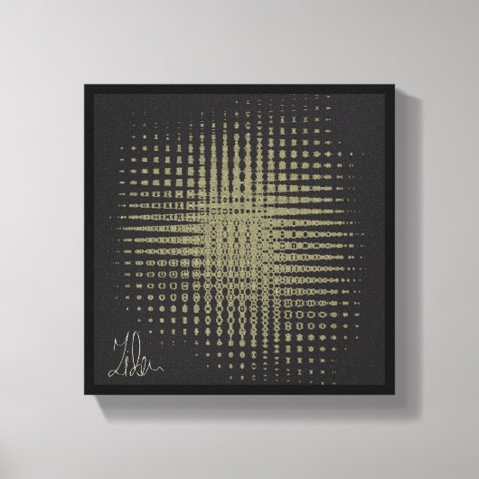 凡例 – 抽象芸術アートの引き伸ばしキャンバス キャンバスプリント (正面)