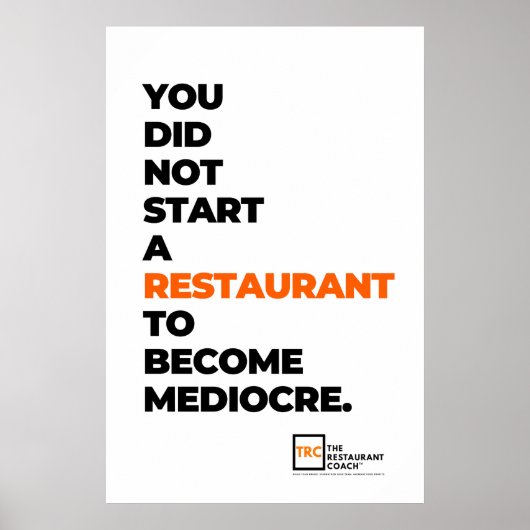 凡庸なポスターに甘んじない ポスター (正面)