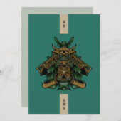 凡日本の例 案内状 (正面/裏面)