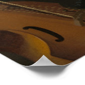 処女に座った若い女性 ポスター (角)