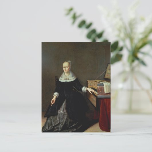 処女の女性 ポストカード (スタンド正面)