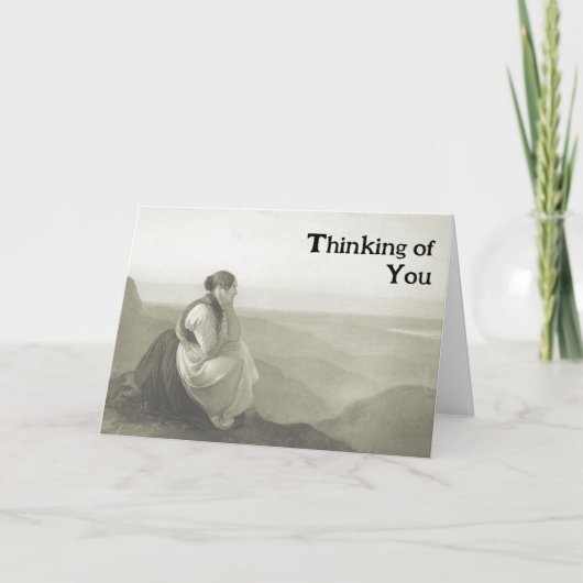 処女ビクトリアン サンキューカード (正面)