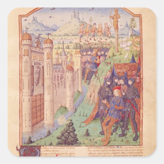 処女作とセルヴィウスの解説 スクエアシール (正面)