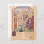 処女作とセルヴィウスの解説 ポストカード (正面/裏面)