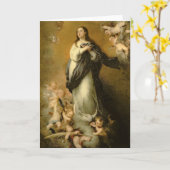 処女懐胎 カード (黄色い花)