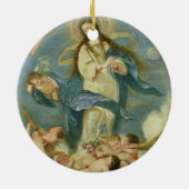 処女懐胎 セラミックオーナメント (裏面)