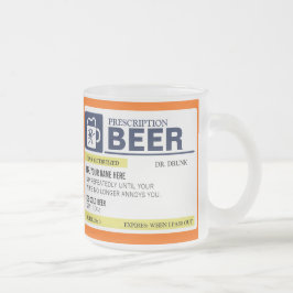 処方おもしろいビールマグ フロストグラスマグカップ
