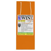 処方おもしろい書 ワインギフトバッグ (正面)