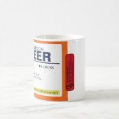 処方おもしろい用ビールマグ マグカップ (中央)