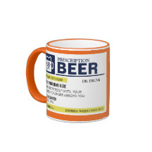 処方おもしろい用ビールマグ